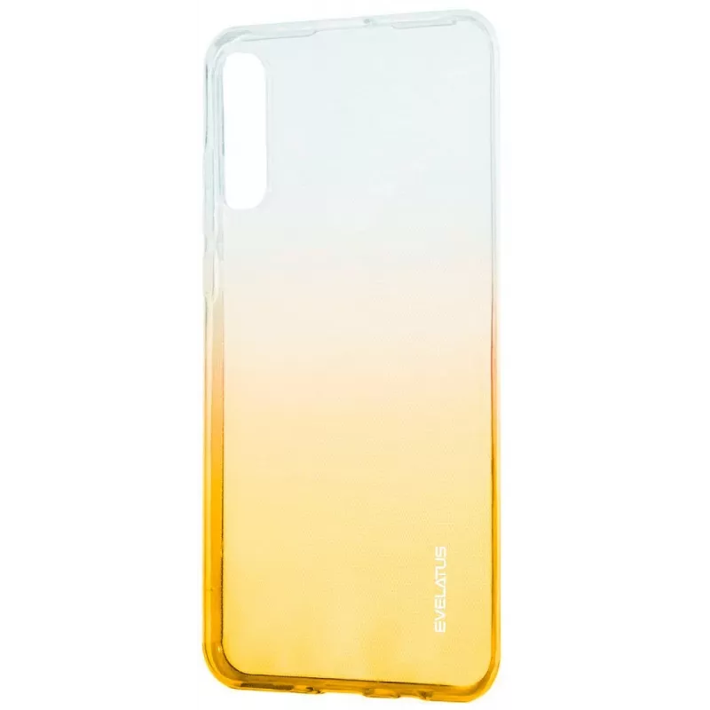 Evelatus Samsung Galaxy A70 Gradient TPU Case Gold
