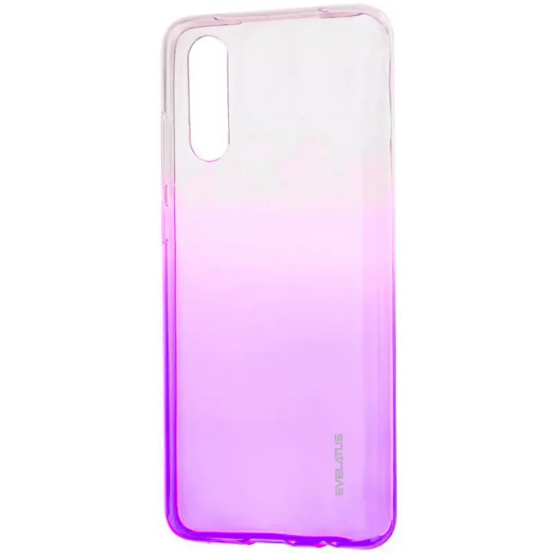 Evelatus Samsung Galaxy A70 Gradient TPU Case Purple