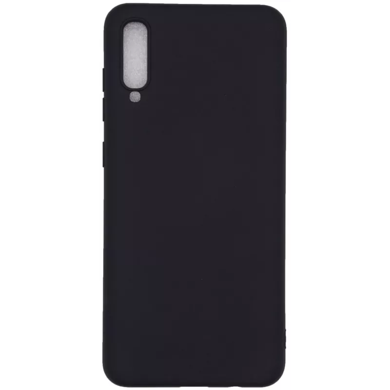 Evelatus Samsung Galaxy A70 Nano Silicone Case Soft Touch TPU Black