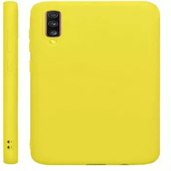 Evelatus Samsung Galaxy A70 Nano Silicone Case Soft Touch TPU Yellow