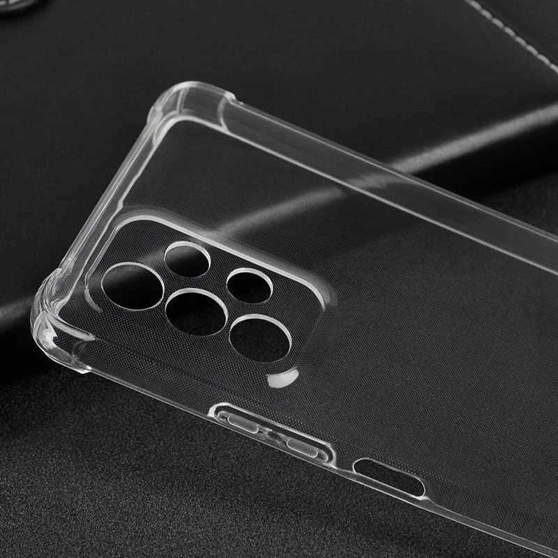 Evelatus Samsung Galaxy A73 5G Military Shockproof Silicone Case TPU Transparent