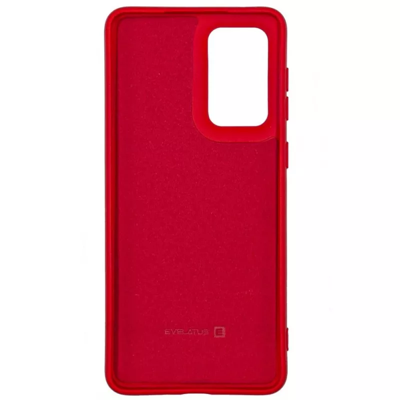 Evelatus Samsung Galaxy A73 5G Nano Silicone Case Soft Touch TPU Red
