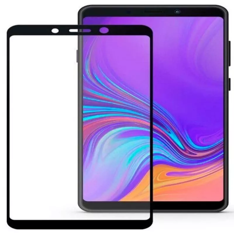 Evelatus Samsung Galaxy A9 (2018) 9H hartowane szkło ochronne na ekran z japońskim klejem AB i powłoką antystatyczną