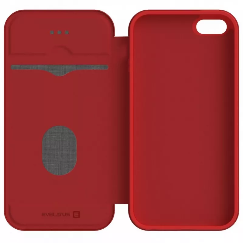 Evelatus Samsung Galaxy J4 Plus Etui Książkowe Wino Czerwone