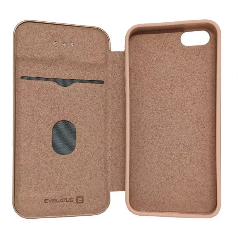 Evelatus Samsung Galaxy J6 (2018) Etui książkowe Różowe Złoto