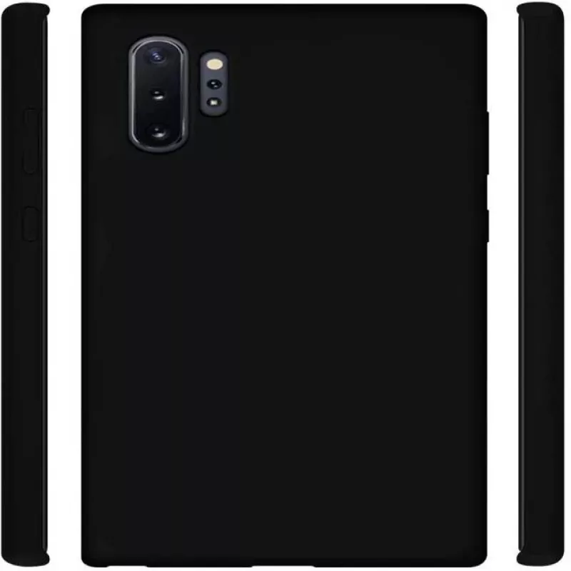 Evelatus Samsung Galaxy Note 10 Plus Premium etui silikonowe Soft Touch czarne
