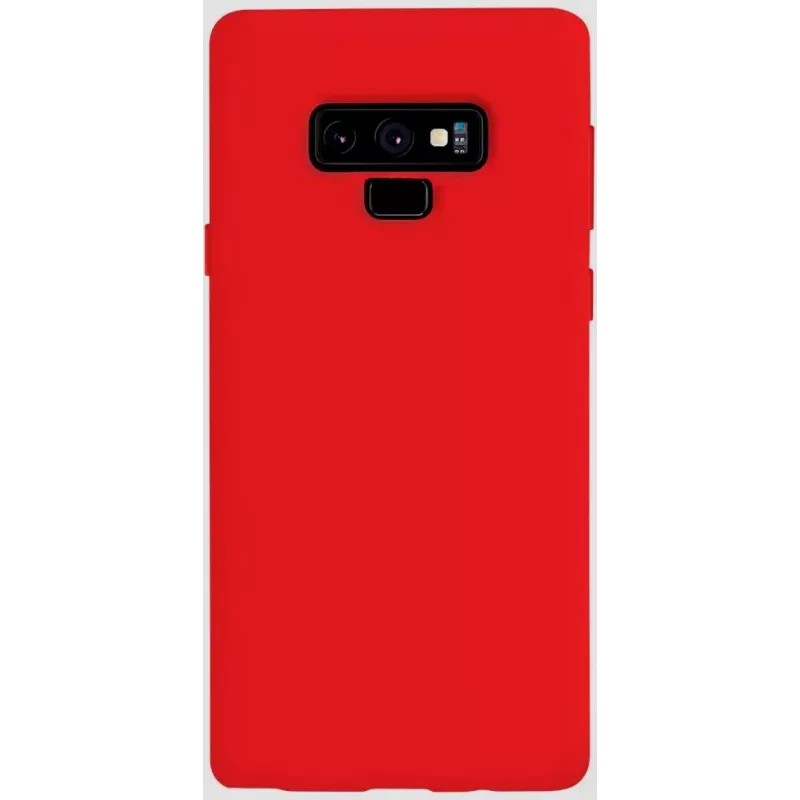 Evelatus Samsung Galaxy Note 9 Nano Silicone Case Soft Touch TPU Red