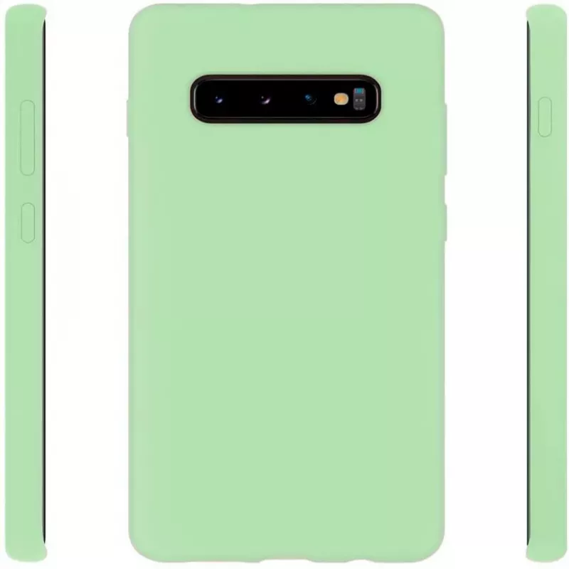 Evelatus Samsung Galaxy S10+ etui Nano Silicone Soft Touch TPU miętowy