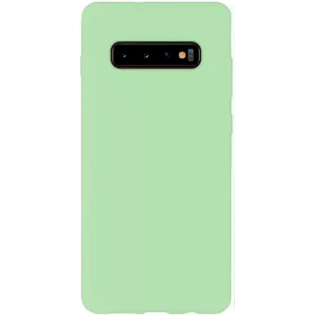 Evelatus Samsung Galaxy S10+ etui Nano Silicone Soft Touch TPU miętowy