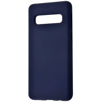Evelatus Samsung Galaxy S10 Plus Premium Soft Touch Silikonowe etui Midnight Blue