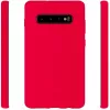 Evelatus Samsung Galaxy S10 Plus Miękka Silikonowa Etui Czerwony