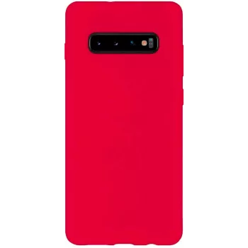 Evelatus Samsung Galaxy S10 Plus Miękka Silikonowa Etui Czerwony