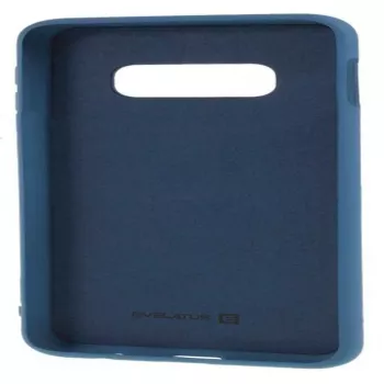 Evelatus Samsung Galaxy S10e Nano Silicone Case Soft Touch TPU Dark Blue