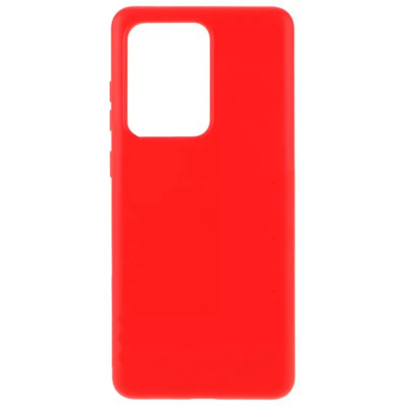 EVELATUS Samsung Galaxy S20 Ultra Nano Silicone Case Soft Touch TPU Red