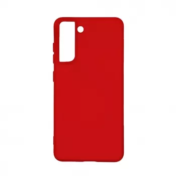 Evelatus Samsung Galaxy S21 Nano Silicone Case Soft Touch TPU Czerwony