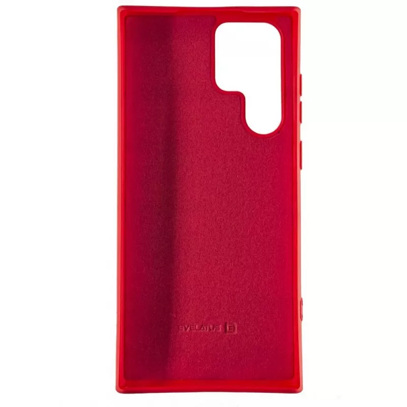 Evelatus Samsung Galaxy S22 Ultra Premium etui silikonowe Soft Touch w kolorze chińskiej czerwieni