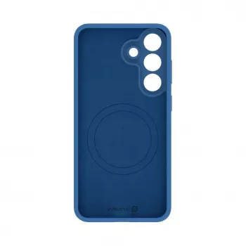 Evelatus Samsung Galaxy S26 FE Premium Magnetyczne etui silikonowe Soft Touch w kolorze granatowym