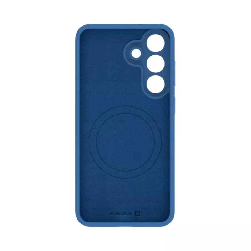 Evelatus Samsung Galaxy S26 FE Premium Magnetyczne etui silikonowe Soft Touch w kolorze granatowym