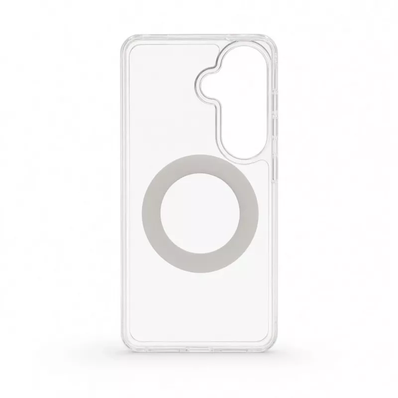 Evelatus Samsung Galaxy S26 Etui hybrydowe z MagSafe PC+TPU 360 Metalowy stojak Przezroczyste