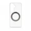 Evelatus Samsung Galaxy S26 Etui hybrydowe z MagSafe PC+TPU 360 Metalowy stojak Przezroczyste