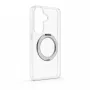 Evelatus Samsung Galaxy S26 Etui hybrydowe z MagSafe PC+TPU 360 Metalowy stojak Przezroczyste