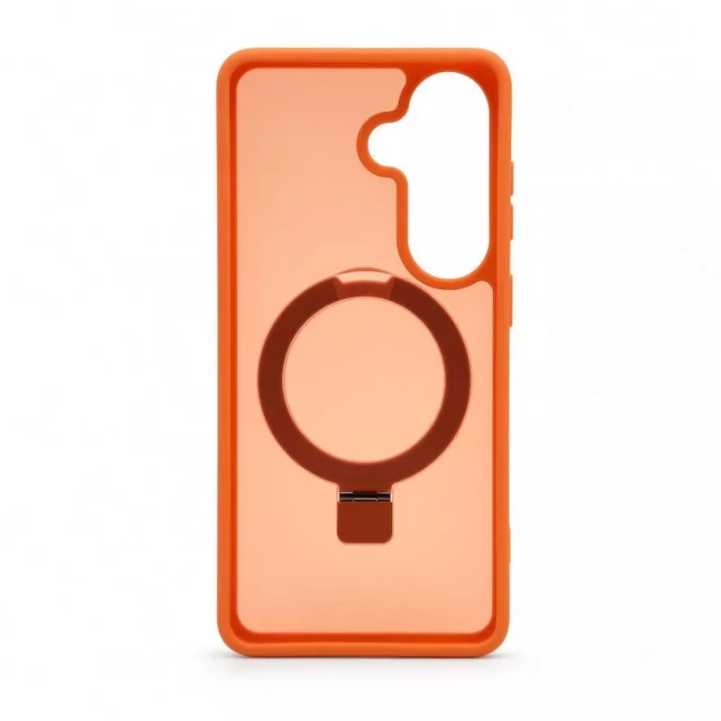 Evelatus Samsung Galaxy S26 Shield Case z MagSafe i stojakiem, matowy pomarańczowy