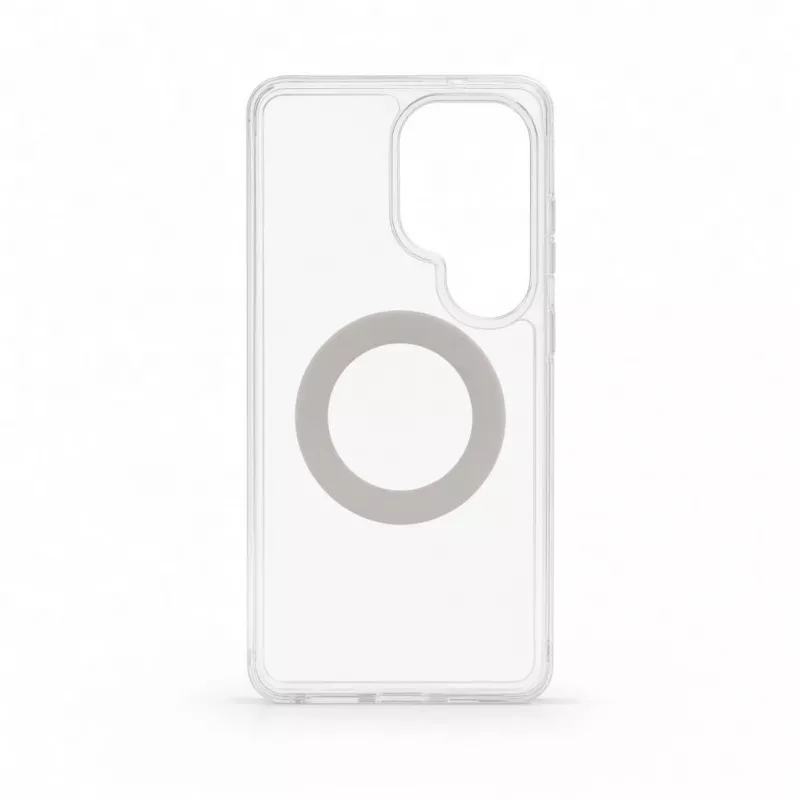 Evelatus Samsung Galaxy S26 Ultra Etui hybrydowe z MagSafe PC+TPU 360 Metalowy stojak Przezroczyste