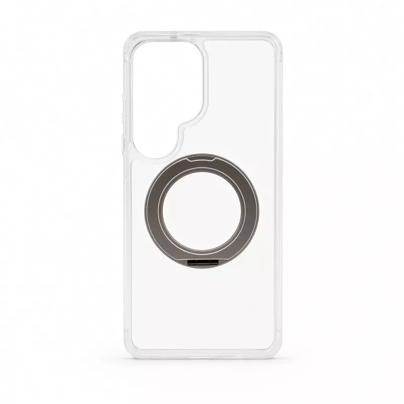 Evelatus Samsung Galaxy S26 Ultra Etui hybrydowe z MagSafe PC+TPU 360 Metalowy stojak Przezroczyste