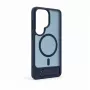 Evelatus Samsung Galaxy S26 Ultra Gumowana obudowa MagSafe ze stojakiem, granatowa