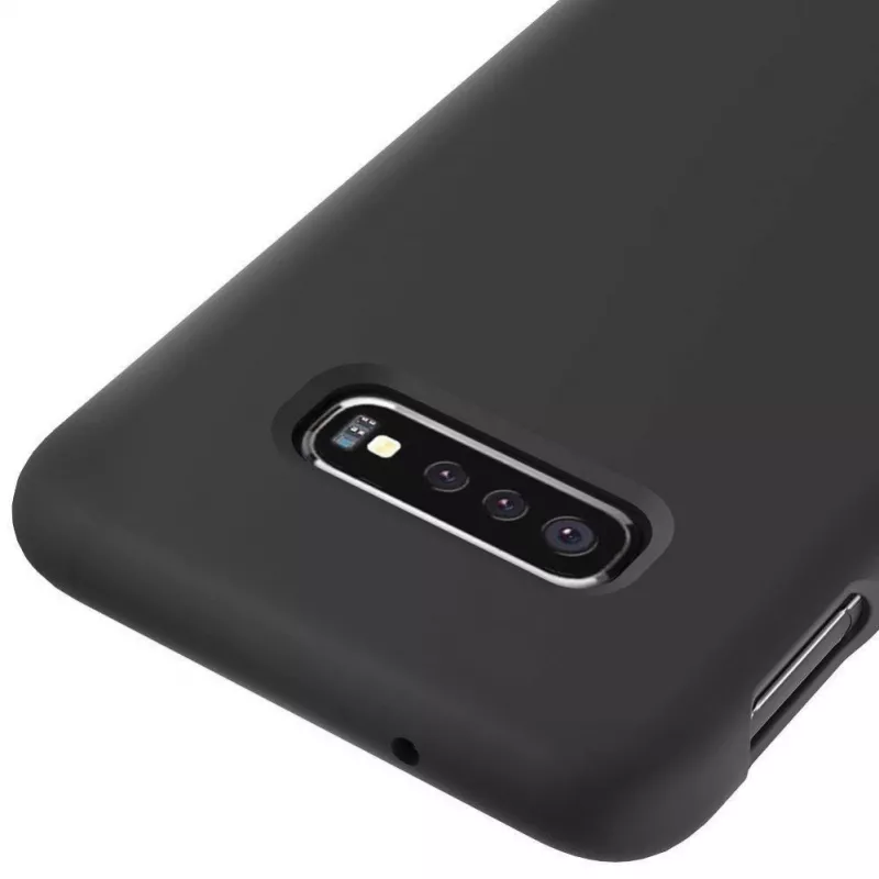 Evelatus Samsung S10e Premium etui silikonowe Soft Touch czarne
