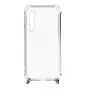 Evelatus Silikonowe przezroczyste etui z naszyjnikiem ze złotego TPU do Xiaomi Redmi Note 8 / Redmi Note 8 2021
