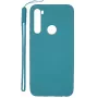 Evelatus Soft Touch Silicone Case with Strap dla Xiaomi Redmi Note 8 / Redmi Note 8 2021 - Niebieski