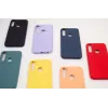 Evelatus Soft Touch Silicone Case with Strap for Xiaomi Redmi Note 8 / Redmi Note 8 2021 - Red