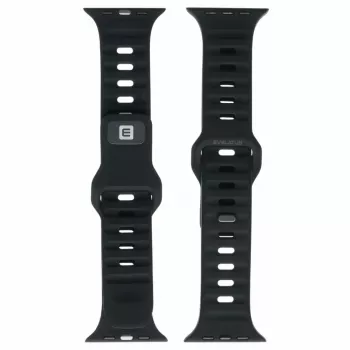 Evelatus Sport Silikonowa Opaska Loop do Apple Watch 42/44/45/49mm Czarny