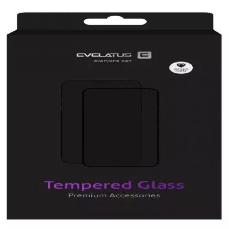 Evelatus Tempered Glass Screen Protector do Xiaomi Redmi Note 8 / Redmi Note 8 2021 – 0,33mm Płaskie przezroczyste szkło z klejem Japan Glue, antystatyczne