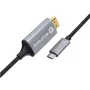 Evelatus Uniwersalny kabel danych HDMI na Type C TPC04 Czarny