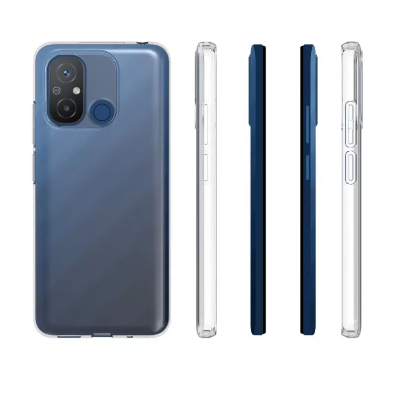 Evelatus Xiaomi Redmi 12C Przezroczyste Silikonowe Etui 1,5 mm TPU Transparent