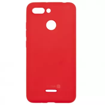 Evelatus Xiaomi Redmi 6 Nano Silicone Case Soft Touch TPU Red