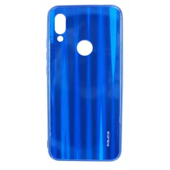 Evelatus Xiaomi Redmi 7 Water Ripple Full Color Electroplating Tempered Glass Screen Protector Blue