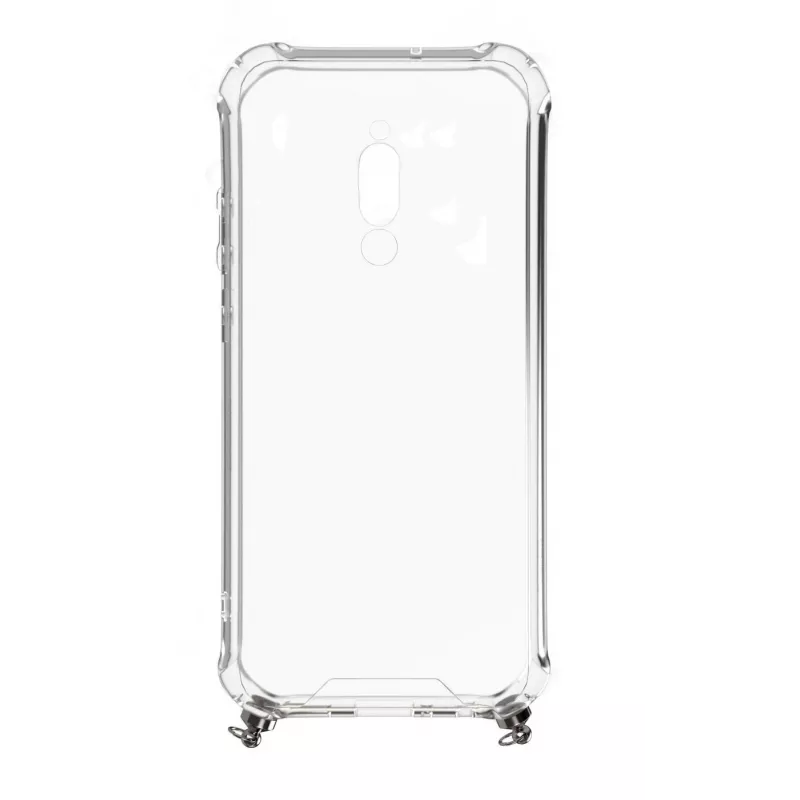 Evelatus Xiaomi Redmi 8 Silicone Transparent with Necklace TPU Strap Space Gray