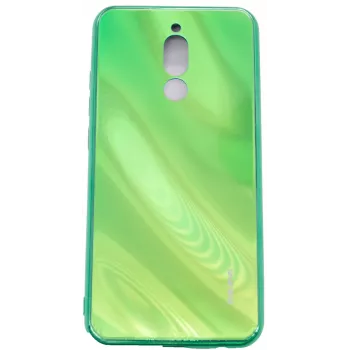 Evelatus Xiaomi Redmi 8 Water Ripple Full Color Electroplating Tempered Glass Screen Protector Green