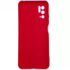 Evelatus Etui Nano Silikonowe Xiaomi Redmi Note 10 5G Soft Touch TPU Czerwone