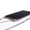 Evelatus Xiaomi Redmi Note 7 / Note 7 Pro Silicone Transparent Case with Necklace TPU Strap Space Gray