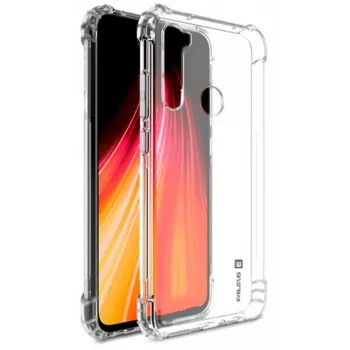 Evelatus Xiaomi Redmi Note 8 / Redmi Note 8 2021 Military Shockproof Silicone Case TPU Transparent