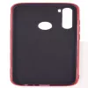 Evelatus Xiaomi Redmi Note 8 / Redmi Note 8 2021 Water Ripple Full Color Electroplating Tempered Glass Case Red