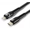 everActive CBB-1CIR USB-C do Lightning RGB LED Kabel 1m 27W PD Czarny