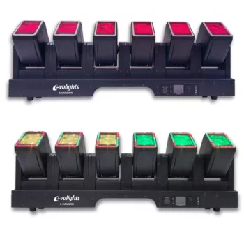 EVOLIGHTS 6 CANNON Light Bar 6x Head