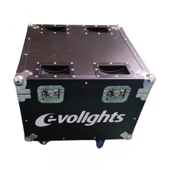 EVOLIGHTS GLACIER 18 CASE 4IN1 solidny flight case na 4 głowice ruchome
