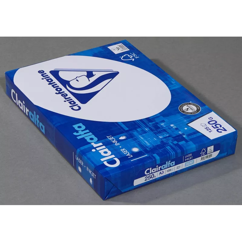 Exacompta Clairalfa A3 Copy Paper 250 g/m² 125 Sheets White