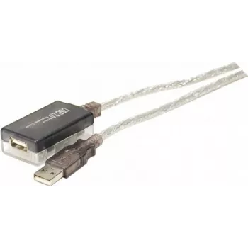 Kabel USB 2.0 Type-A do Type-B Exertis Connect 149213, 1,8m, szary/przezroczysty